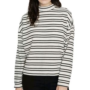 Sanctuary women's JR striped turtle neck top M
